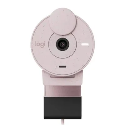 Logitech Brio 300 1080P Usb-C Webcam With Privacy Shutter - Rose